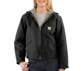 Carhartt Women's Sierra Sandstone Jacket Sherpa Lined #104292