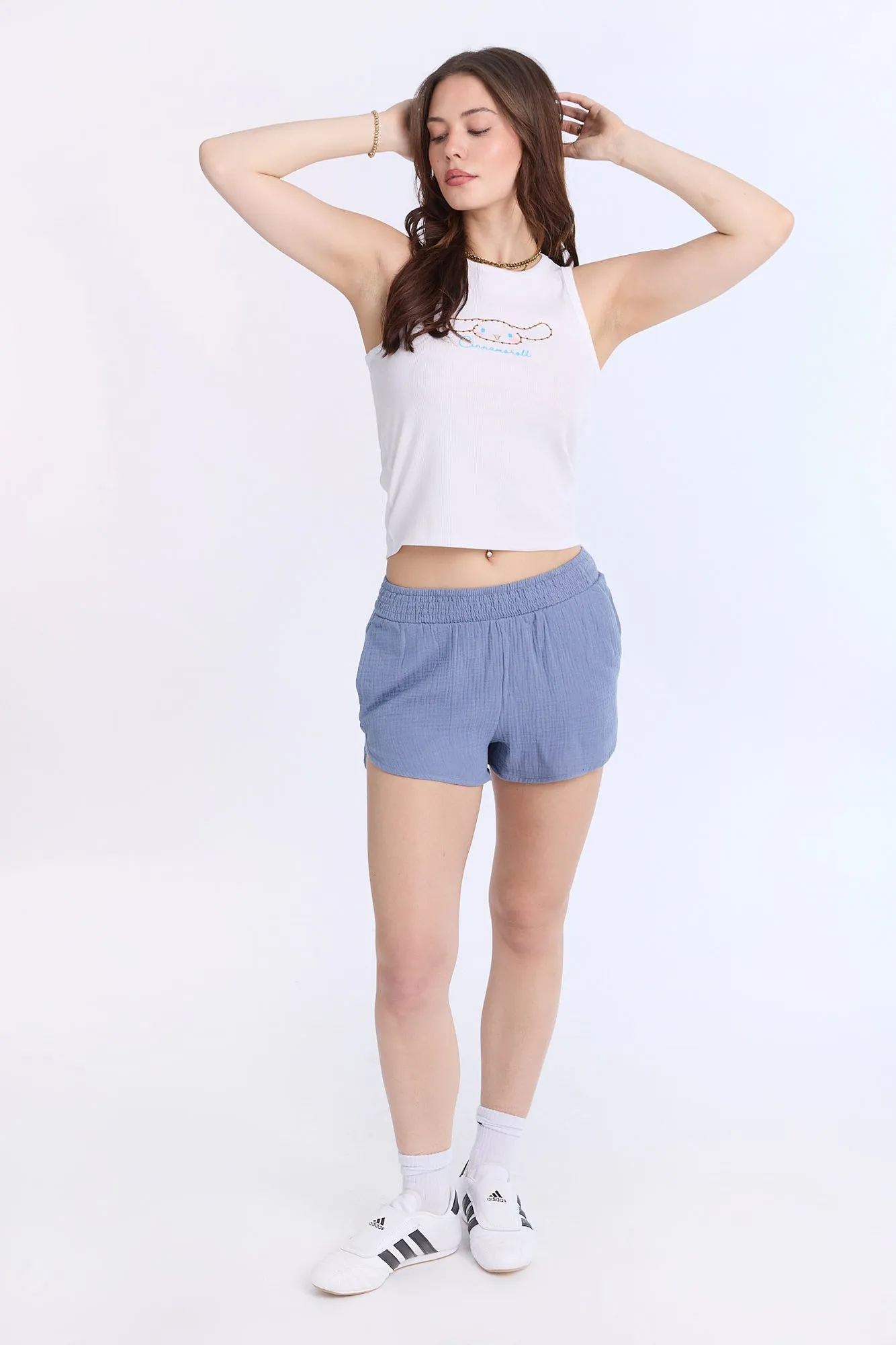 Cinnamoroll Graphic Rhinestones Tank Top