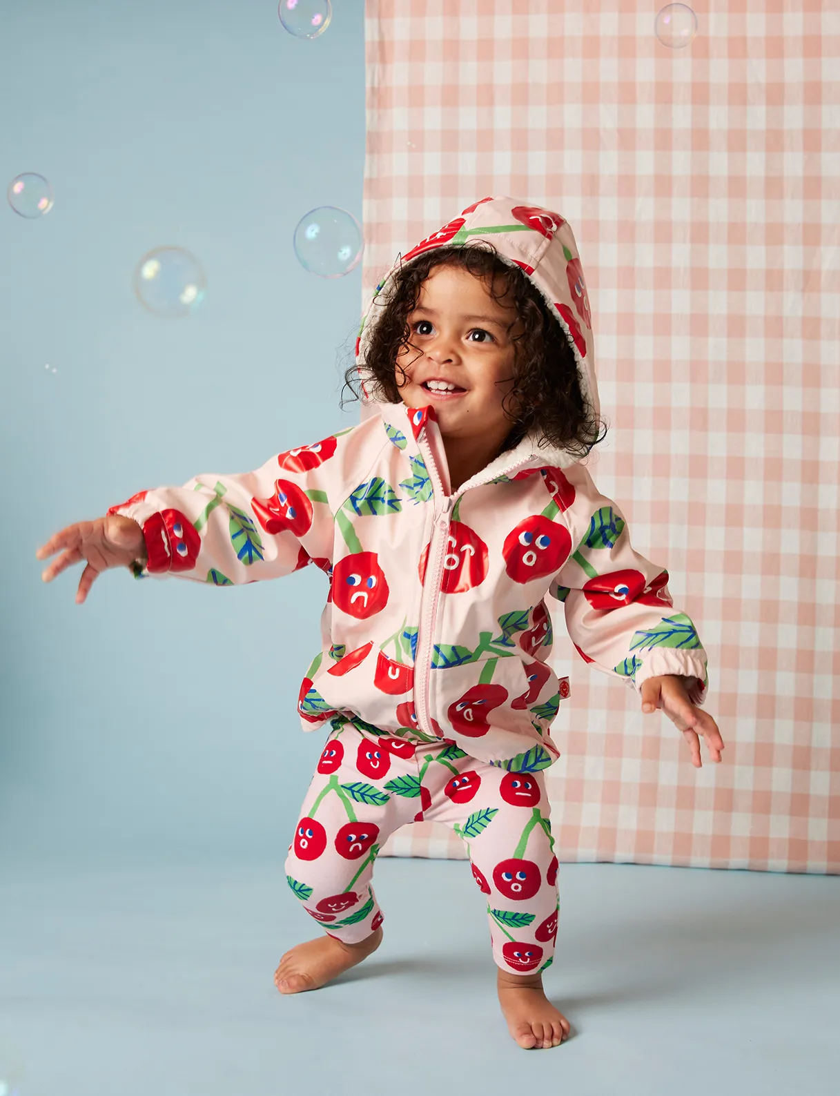 Halcyon Nights Kids Raincoat - Cheeky Cherry