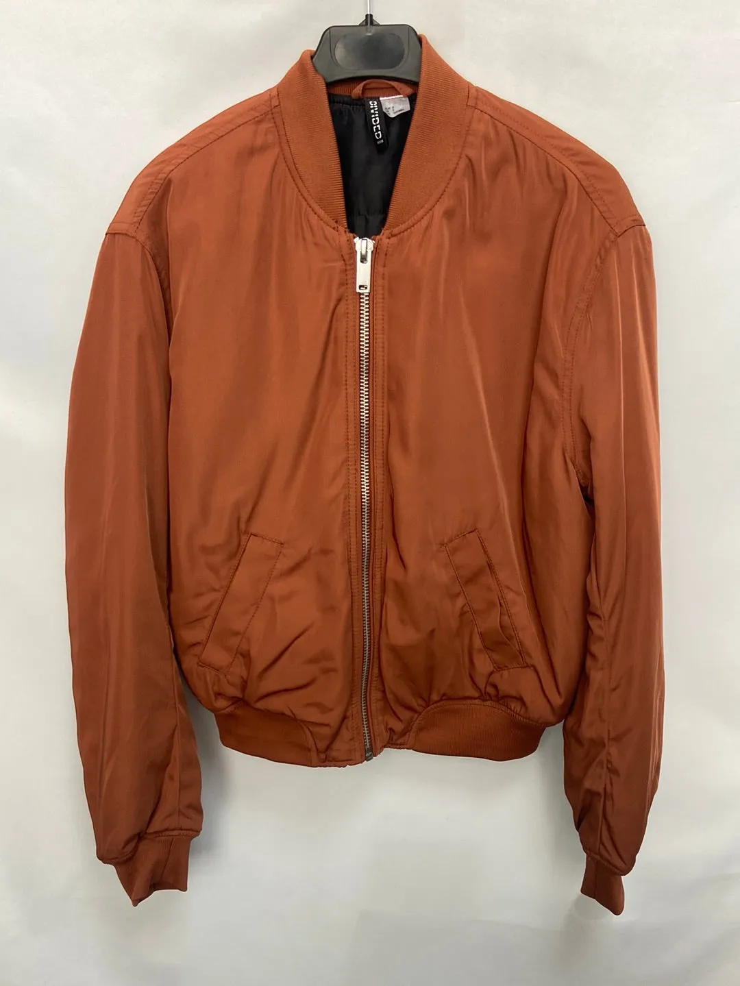 H&M.Bomber naranja T.s