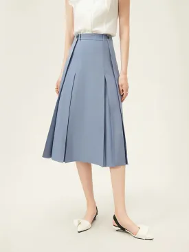 High Waist A-Line Slimming Skirt