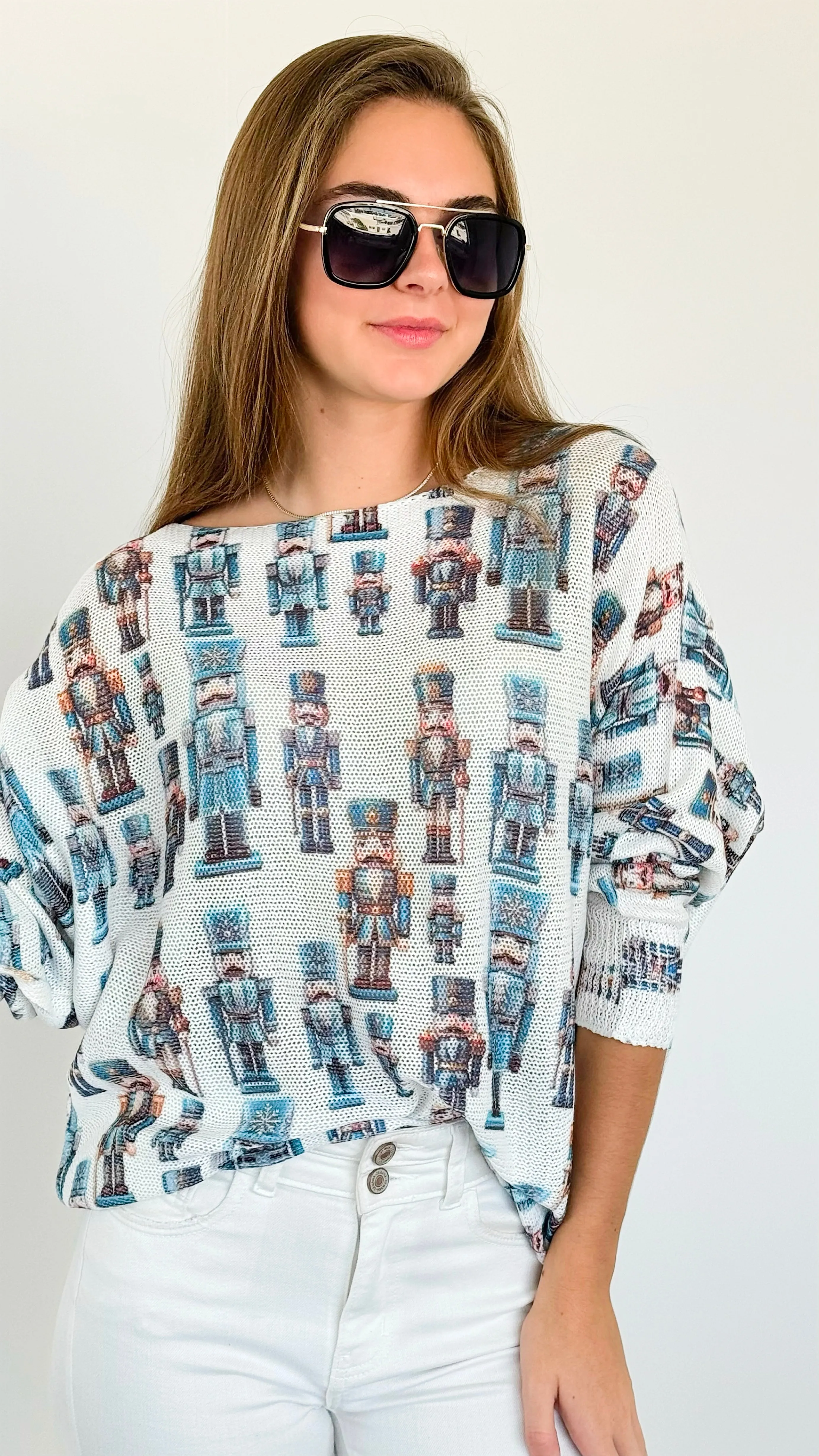 Icy Nutcracker Italian St Tropez Knit