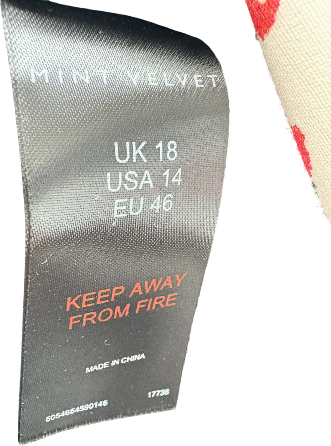 Mint Velvet Black Strawberry Print godet Maxi Dress UK 18